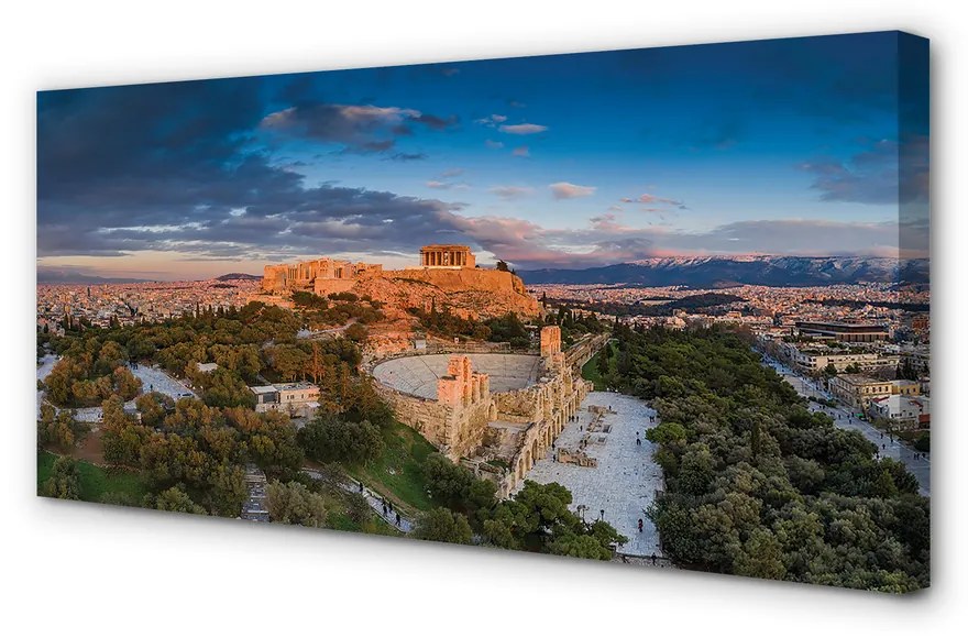 Obraz na plátne Grécko Panorama architektúru Athens 125x50 cm