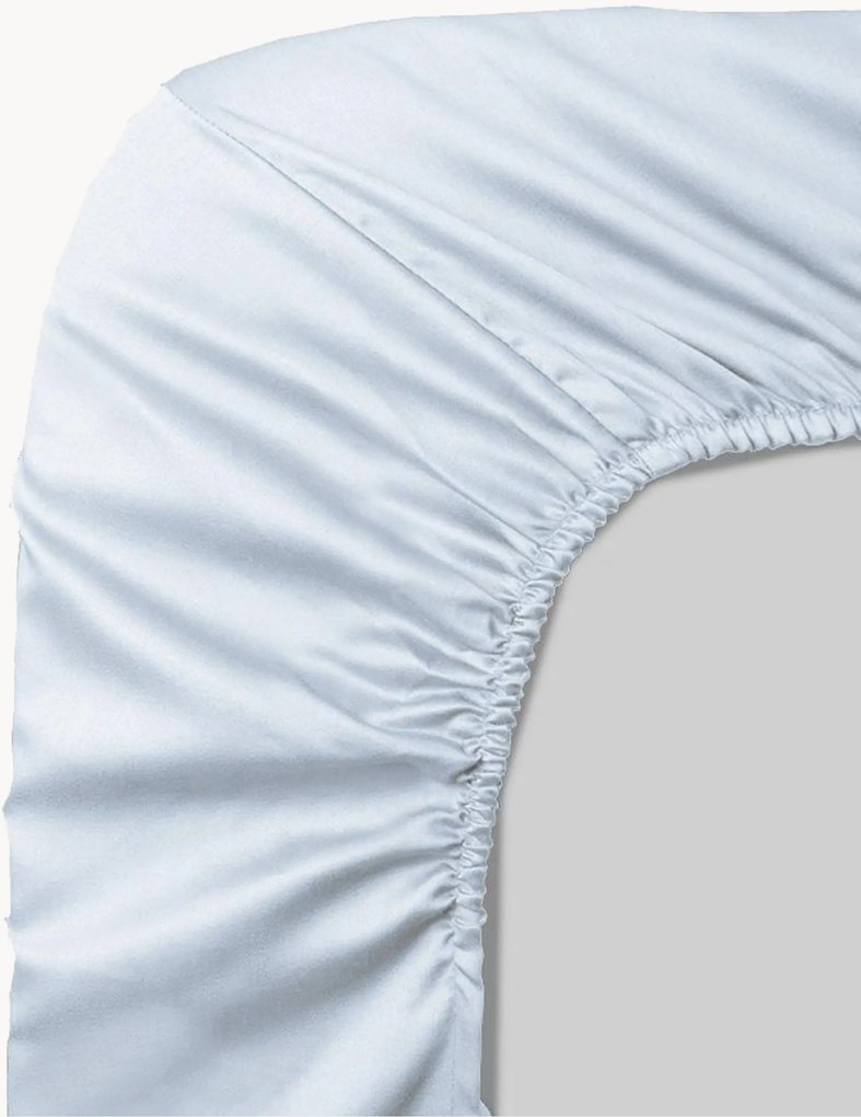 Elastická plachta na kontinentálnu posteľ Ava, bavlnený satén, V 40 cm