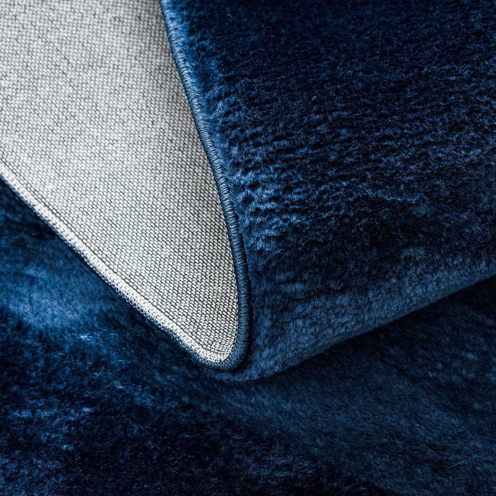 Kusový koberec Visco Rabbit Dark blue 10, 160x220, modrá, detská izba, Dywany Łuszczów