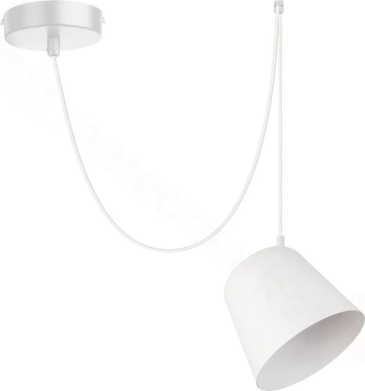 SIGMA Závesné moderné osvetlenie JAWA, 1xE27, 60W, biele