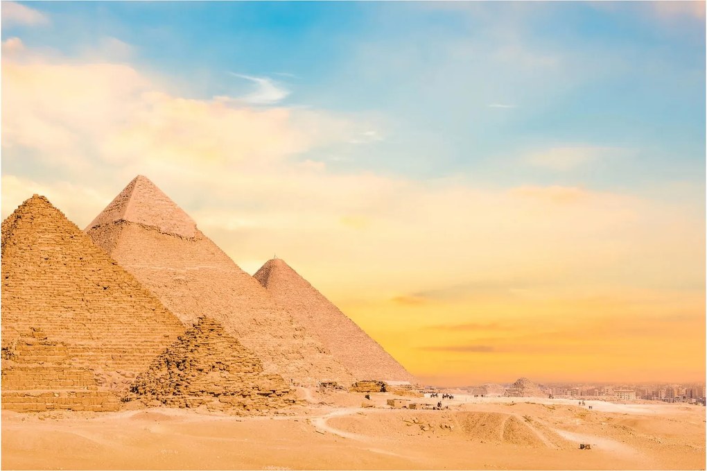 Obraz egyptských pyramíd (90x60 cm)