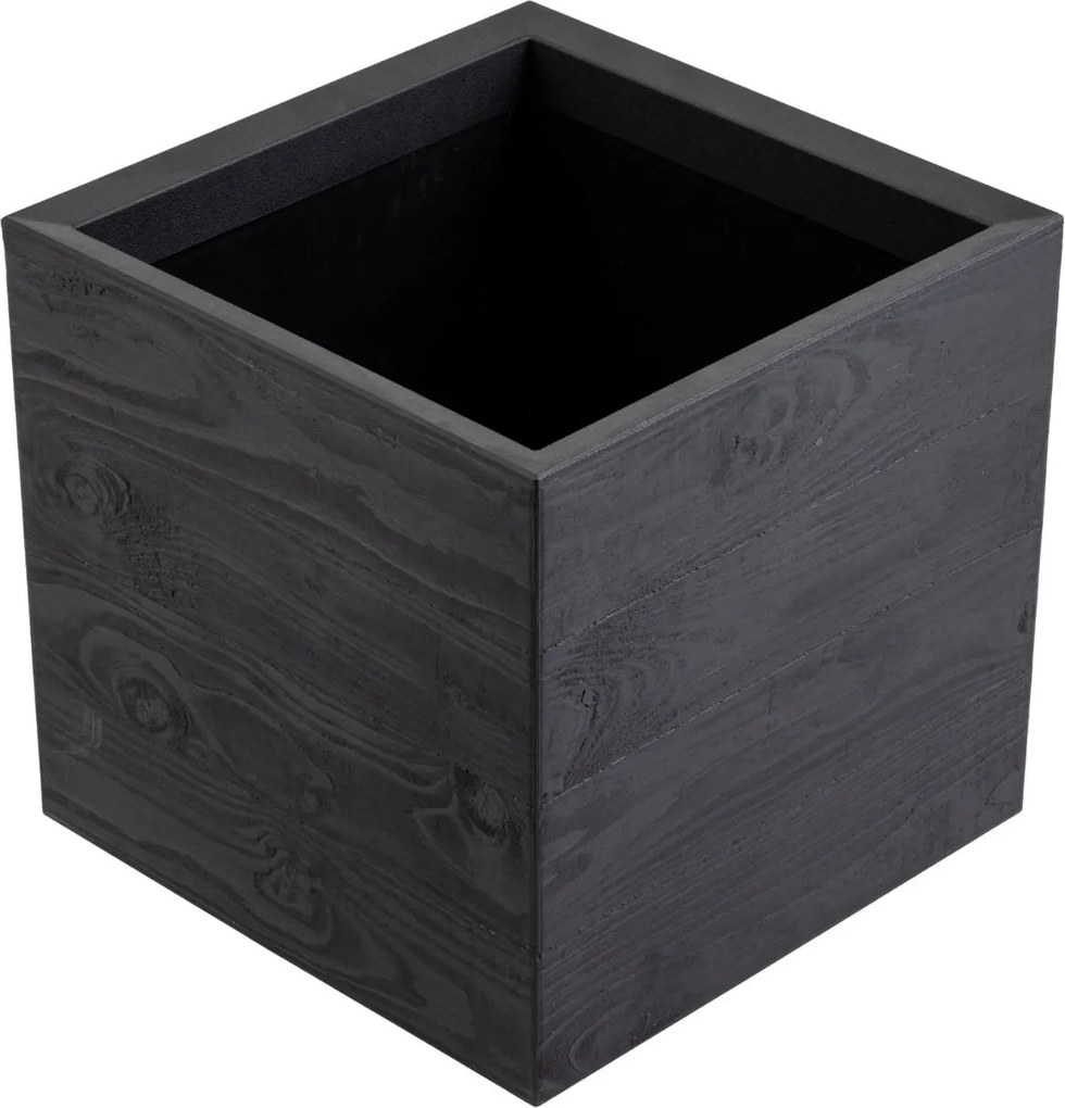 Květináč na kolečkách BETONIQUE 40x40 cm černý