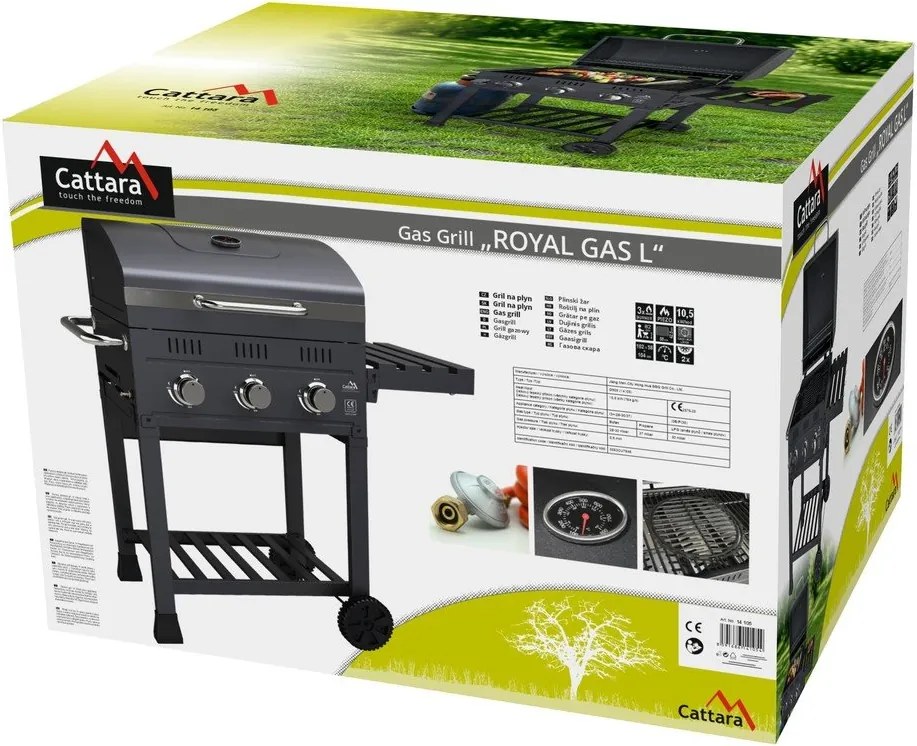 Plynový gril Royal Gas L – Cattara