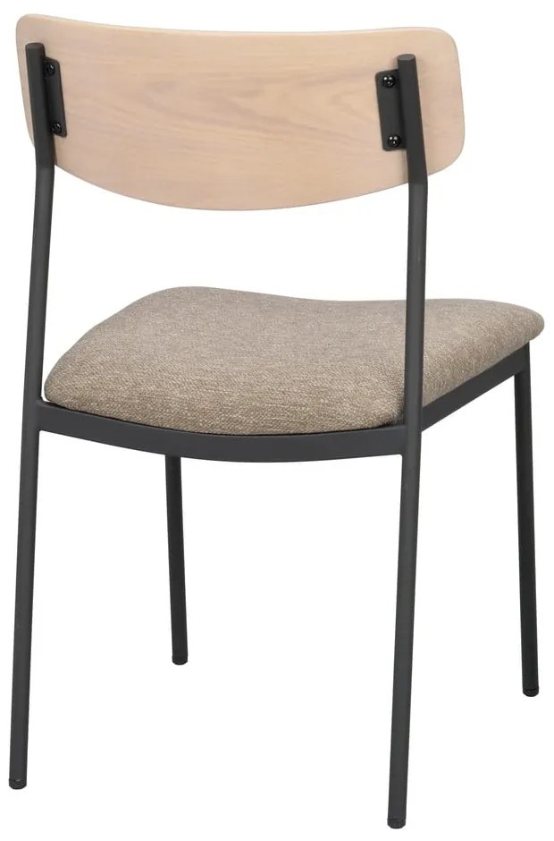 Jedálenská stolička v béžovo-prírodnej farbe v súprave 2 ks Maymont – Rowico