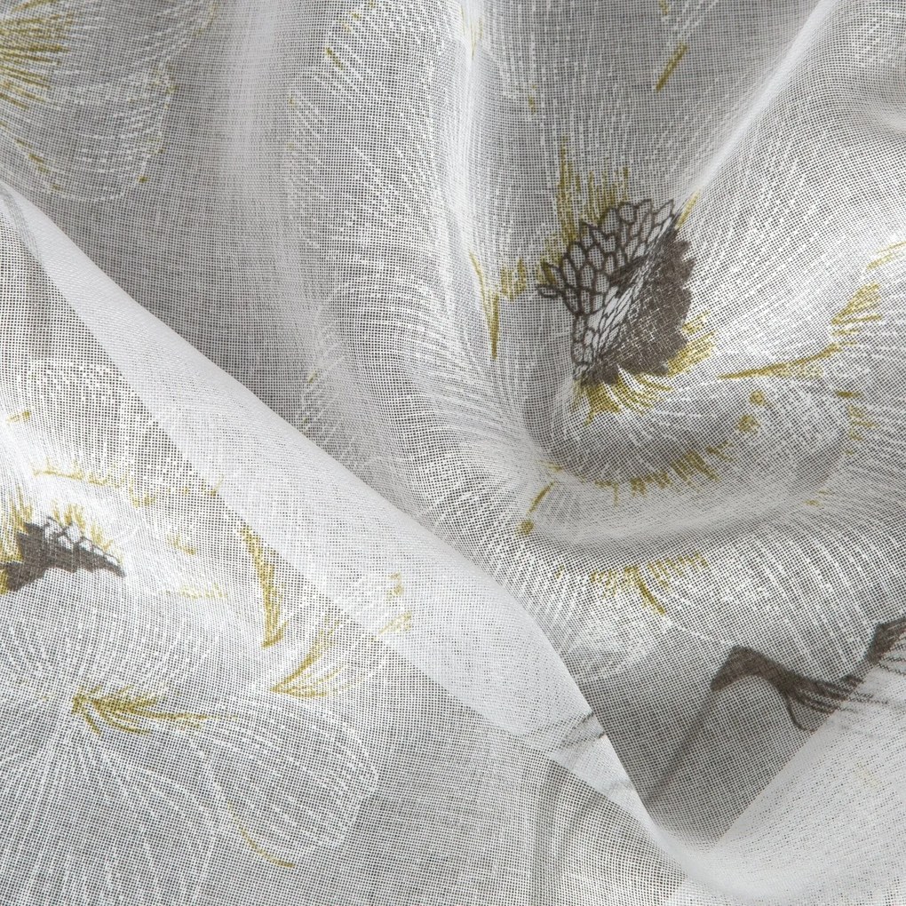 ZÁCLONA NA KRÚŽKOCH BESSY 140X250 CM VIACFAREBNÁ