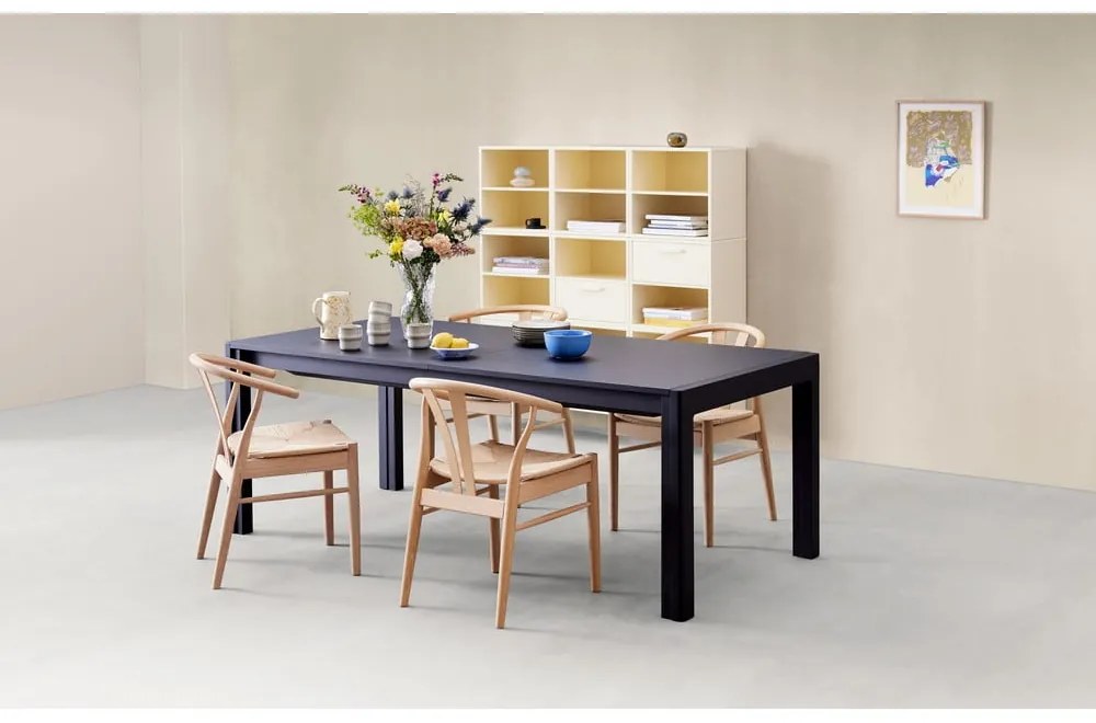 Rozkladací jedálenský stôl s čiernou doskou 96x220 cm Join by Hammel – Hammel Furniture