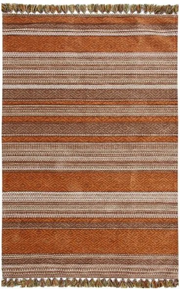 Koberec Garida Cappucino Stripes, 80 × 150 cm