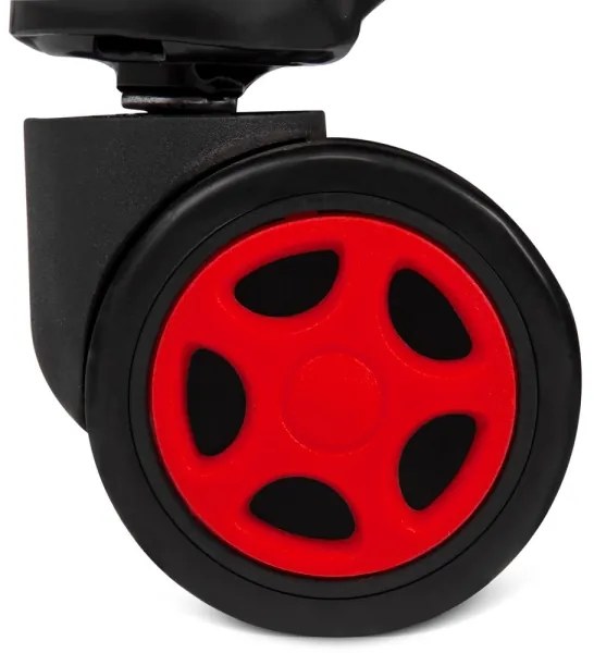 Yenkee - Herná stolička čierna/červená