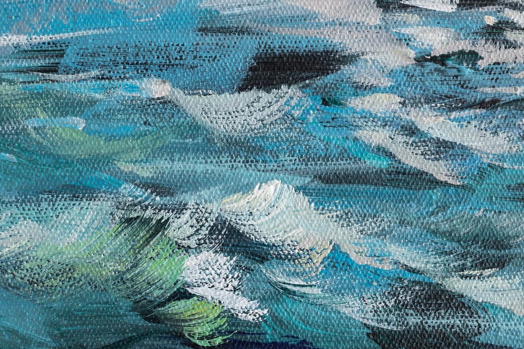 Maľovaný obraz na stenu LODE  70x70 cm | rôzne rozmery