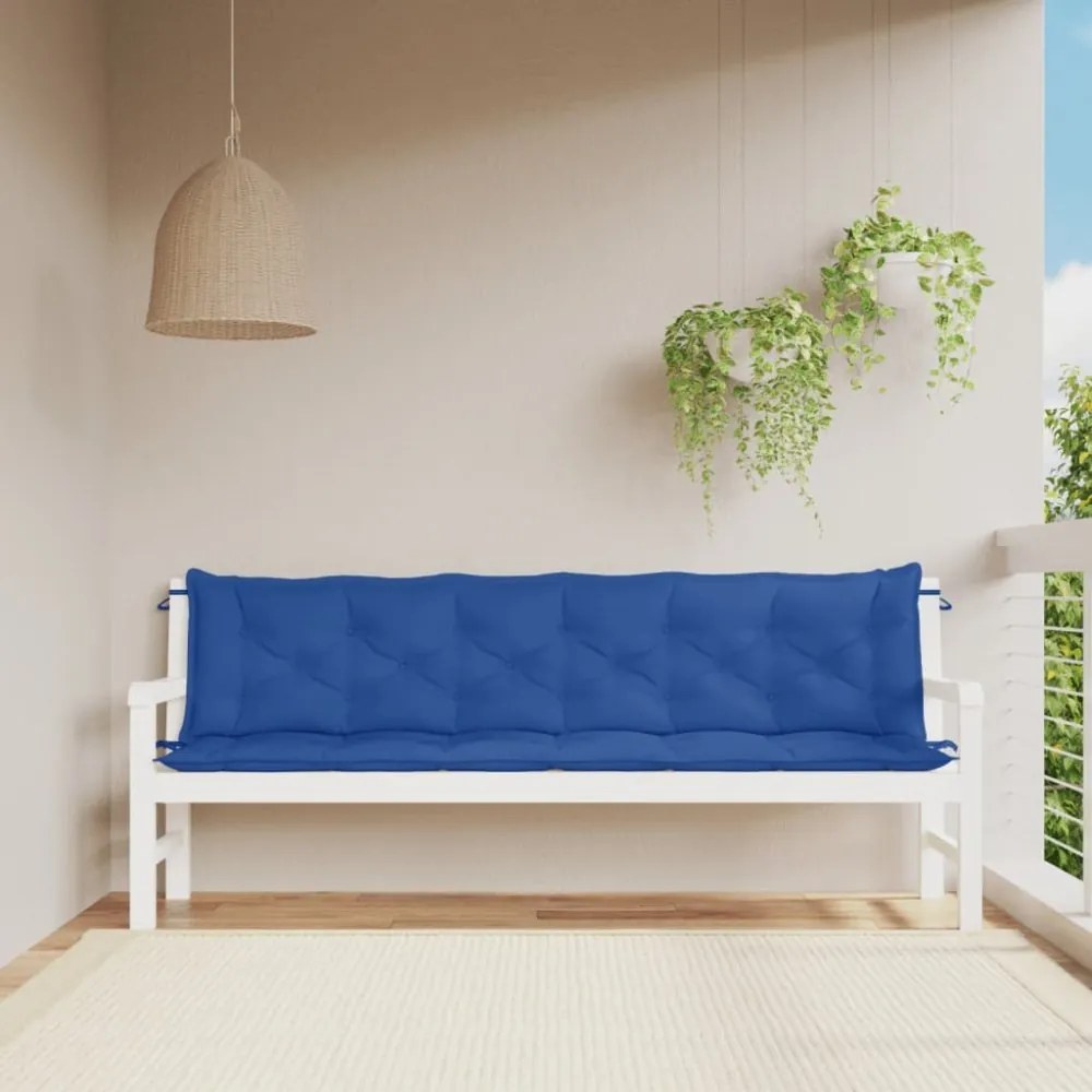 Podušky na záhradnú lavicu 2ks 200cm Dekorhome