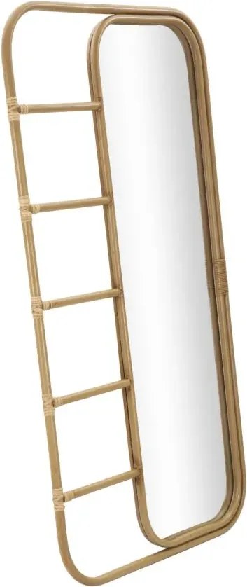 Voľne stojace zrkadlo Panama 151 cm hnedé
