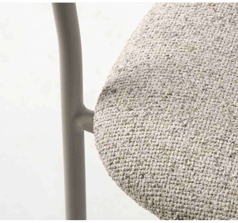 Krémovobiela jedálenská stolička Zama – Unique Furniture