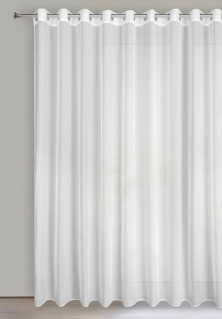 ZÁCLONA NA KRÚŽKOCH VENUS 300X250 CM BIELA