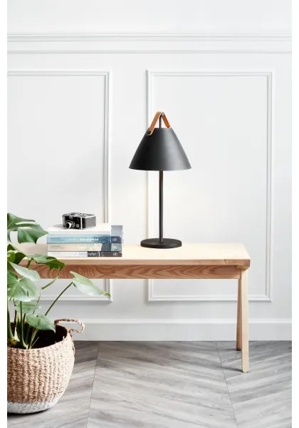 DFTP by Nordlux - Stolná lampa STRAP 1xE27/40W/230V čierna