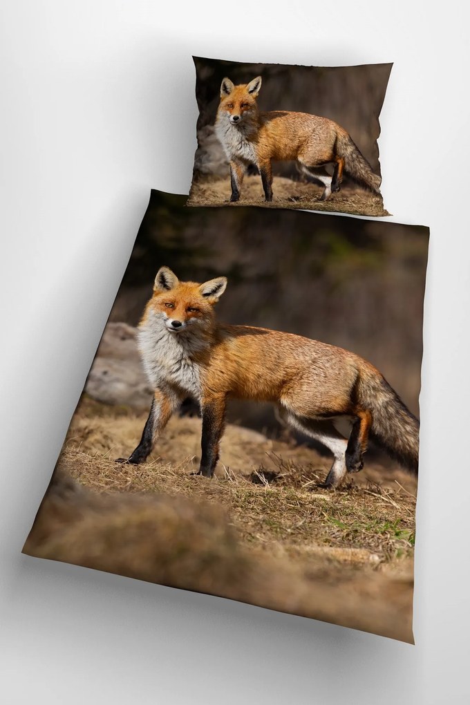 3d obliečky Fox 140x200 cm