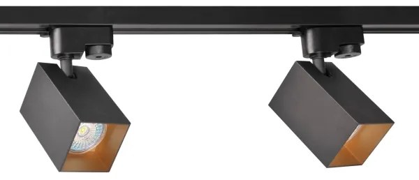 Bodové svietidlo do lištového systému SQUARE 3xGU10/10W/230V + 1 m lištový systém