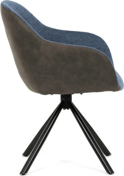 Jedálenská stolička modrá DCH-Y1143 BLUE2