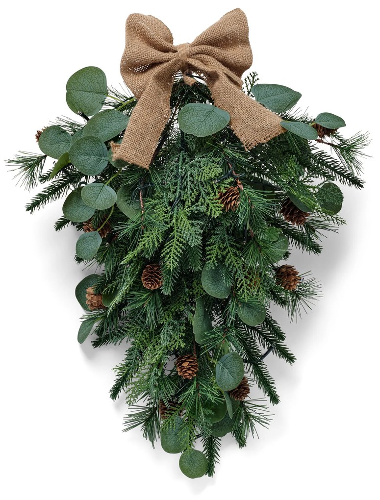 LED dekorácia na dvere