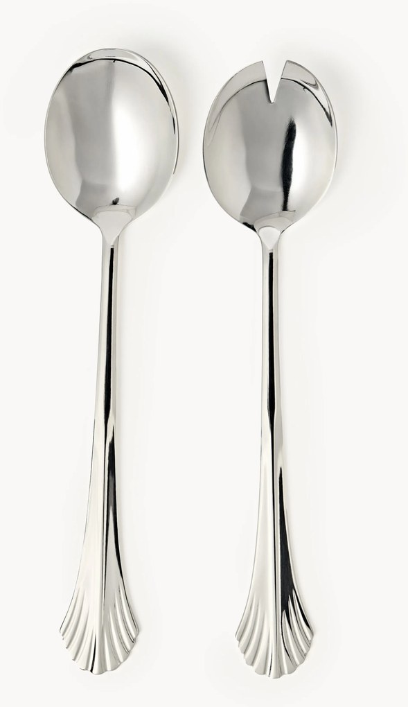 Leštené servírovacie lyžice na šalát z nehrdzavejúcej ocele Ondine