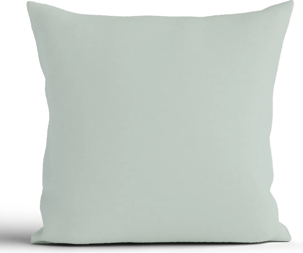 Bavlnená obliečka na vankúš Renforcé 40 × 40 cm - Jasmine sivozelená