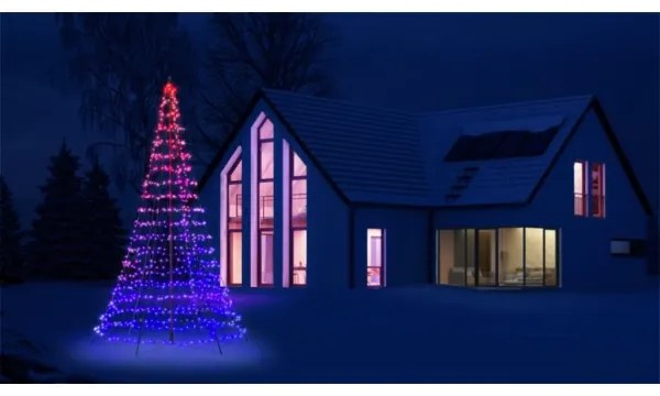 Twinkly TWP750SPP-BEU- LED RGBW Vonkajší vianočný stromček 750xLED 4m IP44 Wi-Fi