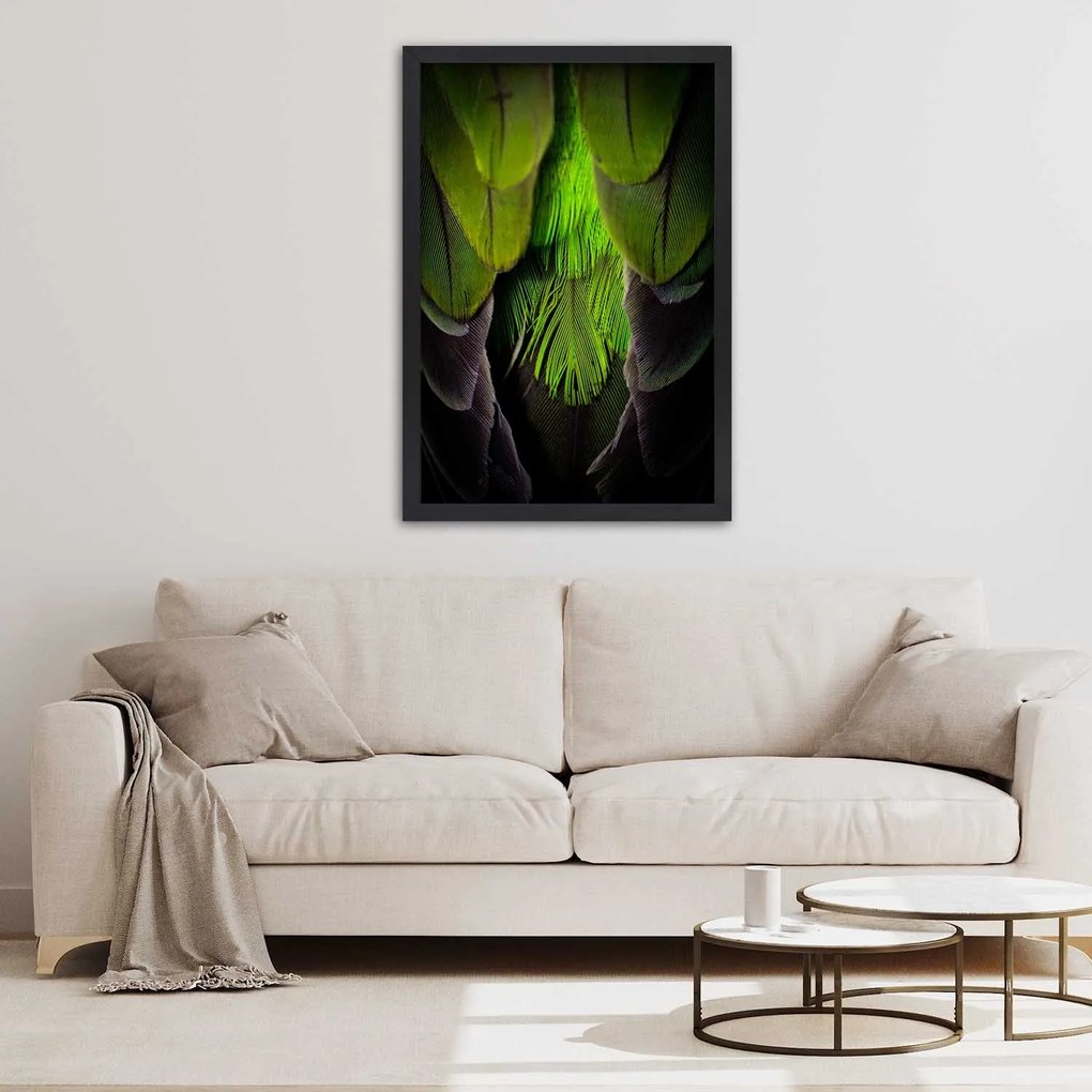 Gario Plagát Zelené perie Farba rámu: Bez rámu, Rozmery: 40 x 60 cm