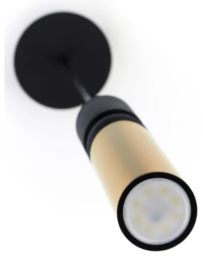 Jupiter 2006 - Luster na lanku ALAS 1xGU10/10W/230V zlatá/čierna