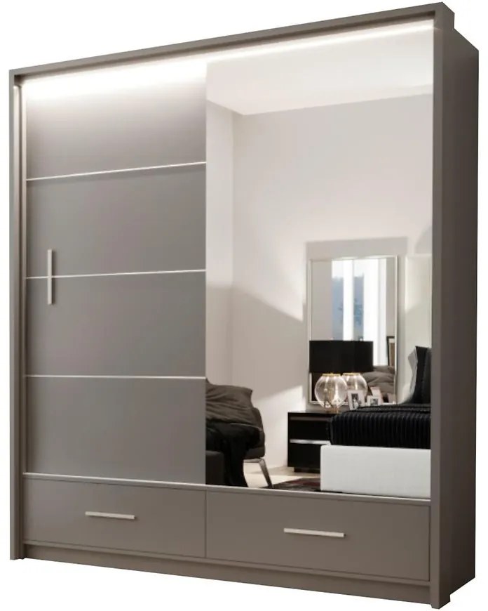 Skriňa Marsylia 203 grafit