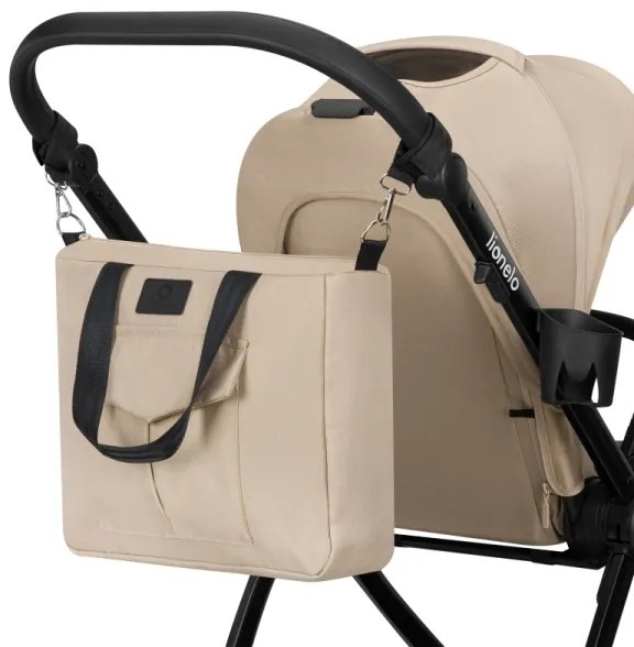 Lionelo - Kombinovaný kočík 3v1 MERIL Beige Sand