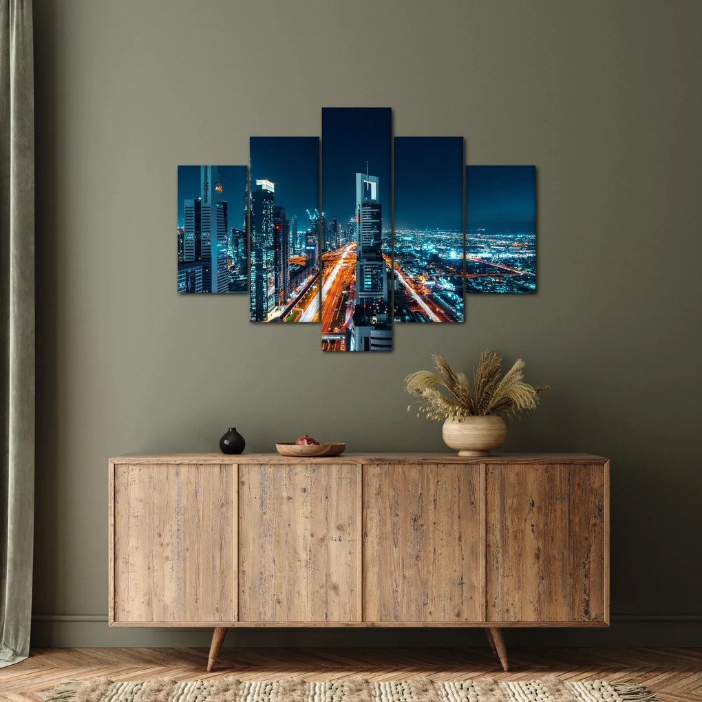 Obraz - Dubajská noc (150x105 cm)