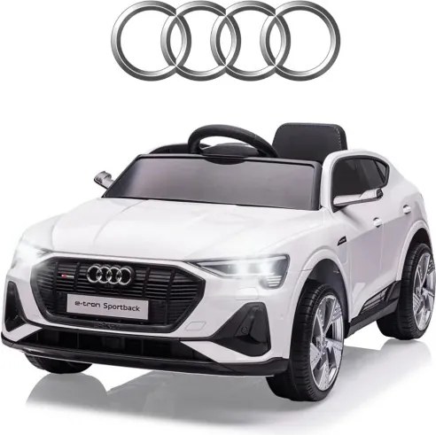 Elektrické autíčko Audi E-Tron Sportback biele