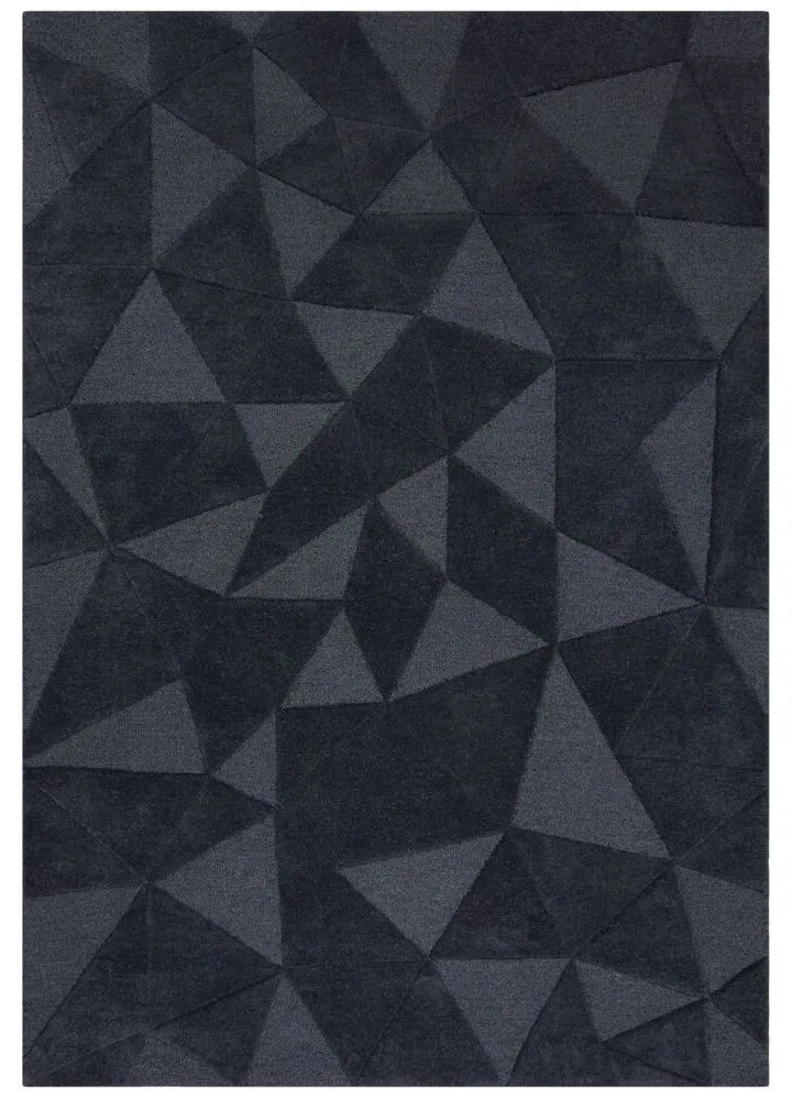 Flair Rugs, Kusový koberec Moderno Shard Charcoal, 200x290, šedá, chodba / predsieň