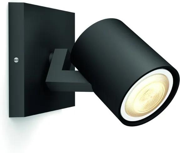 LED Bodové svietidlo Philips HUE RUNNER - čierne (extension kit)
