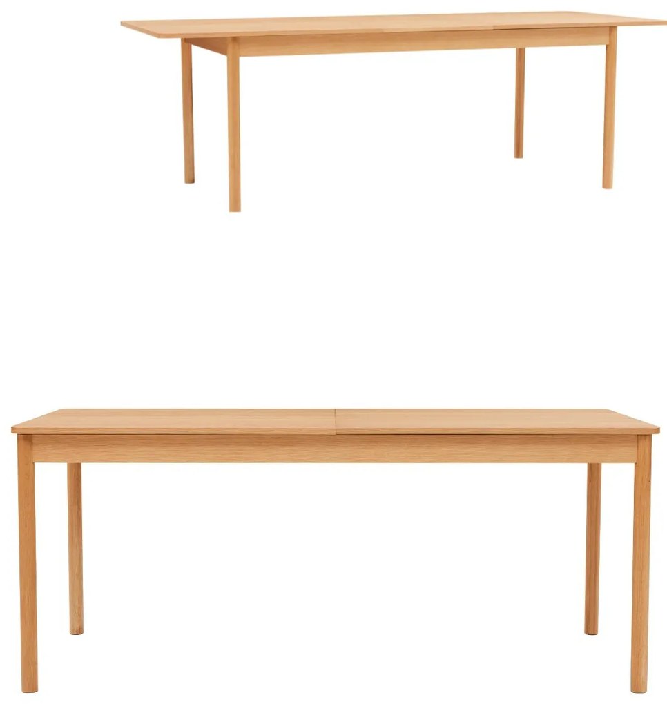 Rozkladací stôl Blair 180–230 cm (DT01), prírodný dub