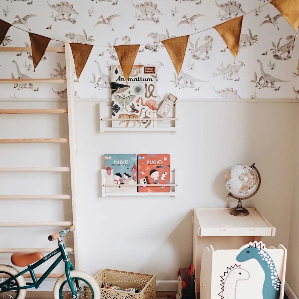 Tapeta šťastní dinosaury 280x50 cm