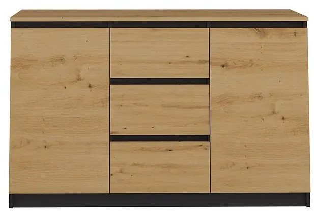 Komoda 2D3S AntracitArtIsan