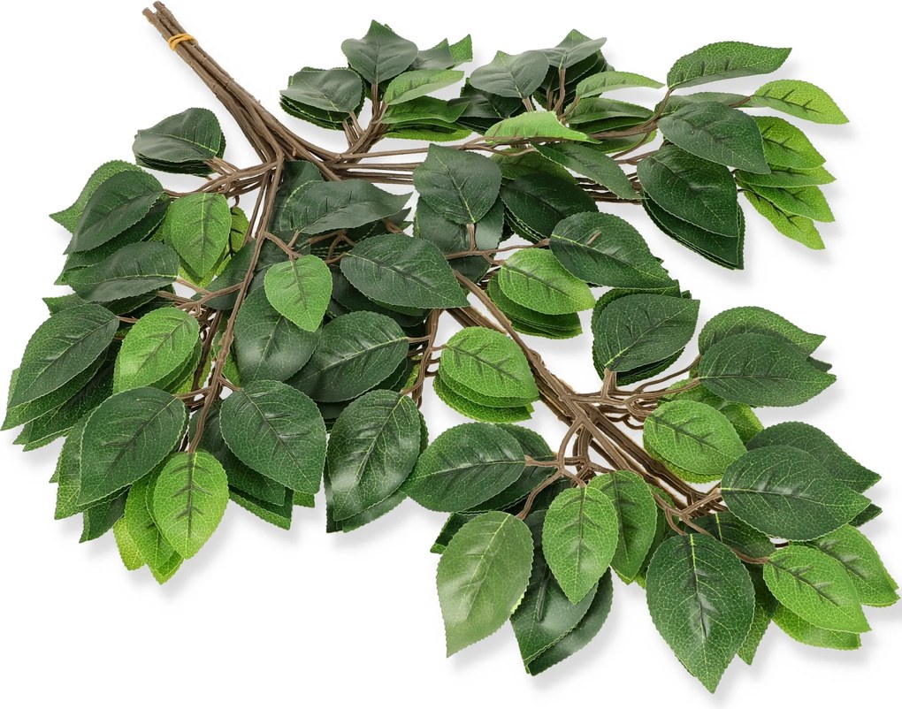 Umelé lístie- list ruža 60cm