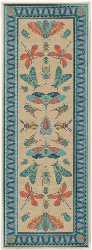 Umývateľný behúň s nízkym vlasom Flutterby by Iris Apfel