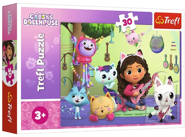 18301 Detské puzzle - Gábinin kúzelný domček - 30 dielikov