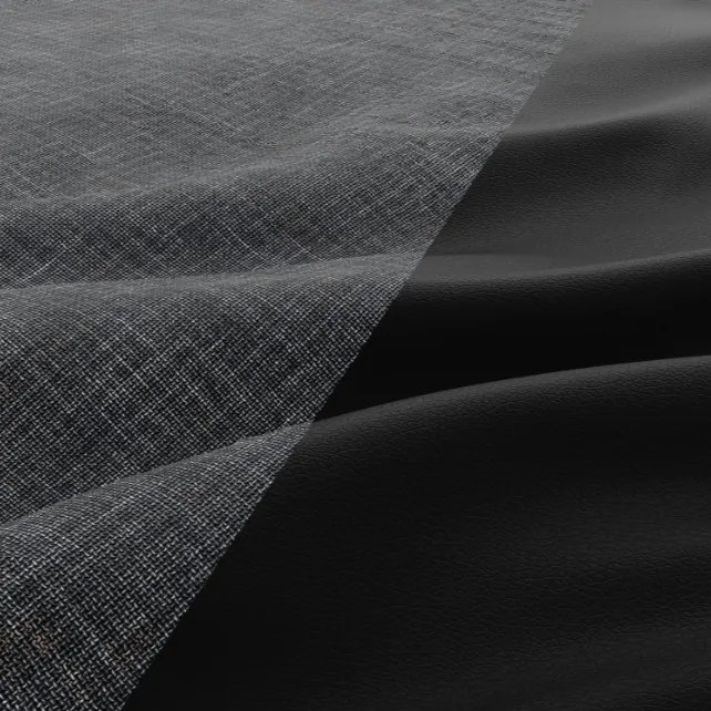 Sedacia súprava FORESTA ULL v tvare U popolová / čierna