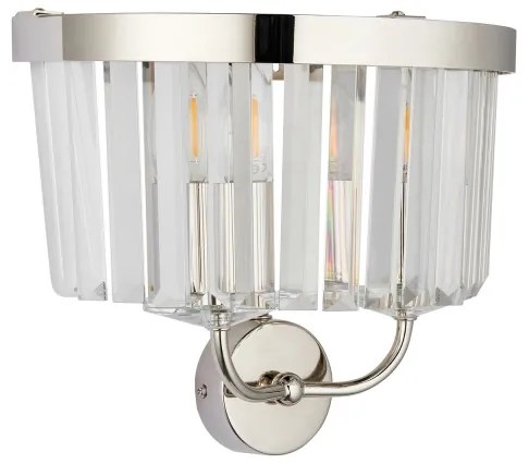 Endon 106448 - Nástenné svietidlo CHESTERFIELD 2xE14/6W/230V lesklý chróm