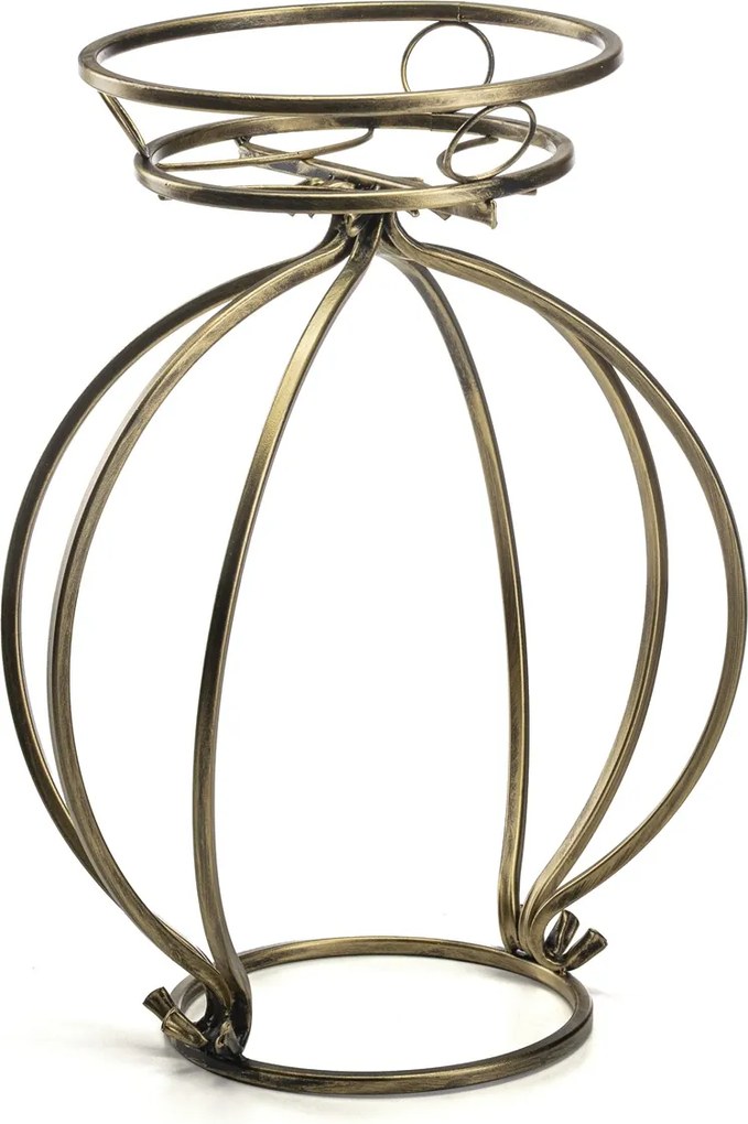 STOJAN NA KVETINÁČ VIRELLA 54X38 CM ZLATÁ