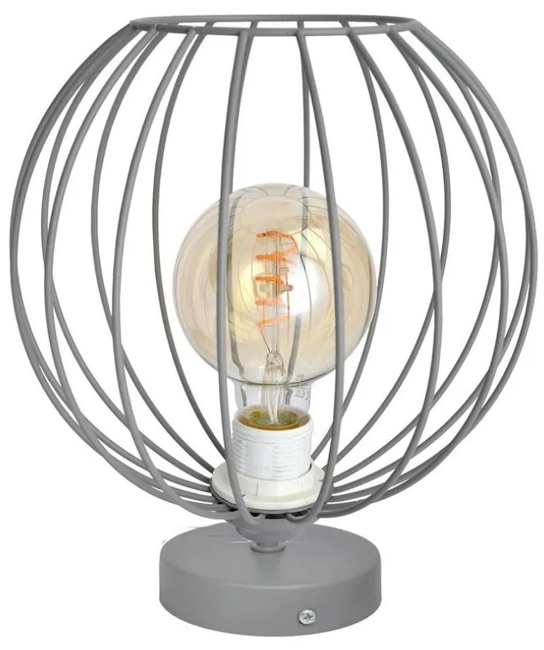 Helam Stolná lampa MERCURE 1xE27/15W/230V šedá HE1074