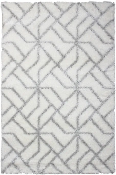 Koberec BOHO 654 sivý / krémový