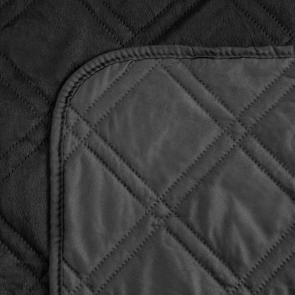 PREHOZ NA POSTEĽ LUIZ8 220X240 CM ČIERNY