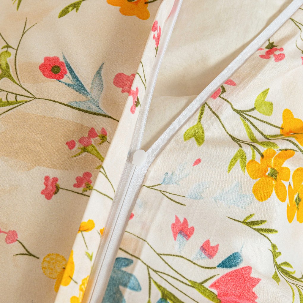 Obliečka na vankúš z mikrovlákna MILLEFLEUR 45x45 cm, farebný