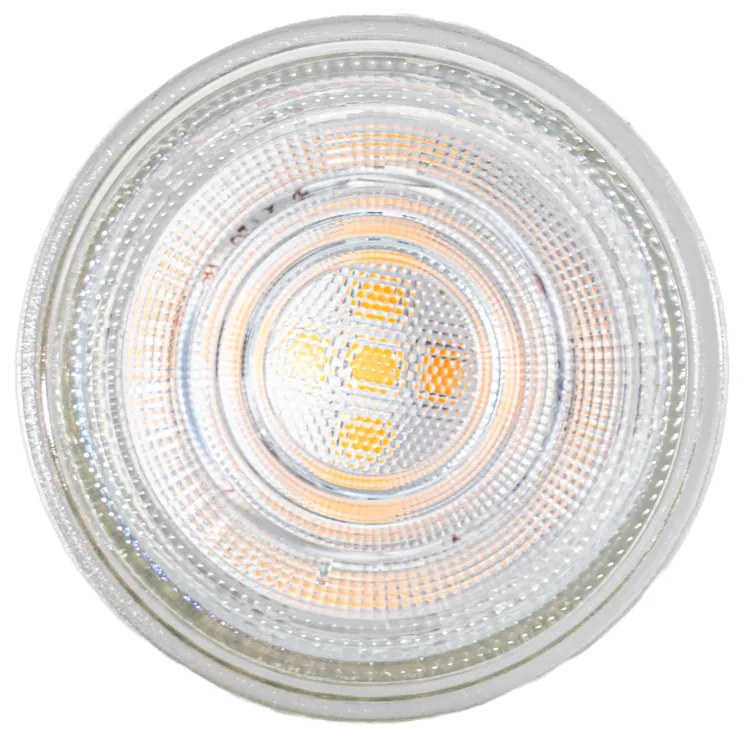 Sada 5 GU10 50mm LED žiaroviek číra 3W 200 lm 2200K