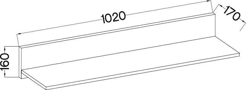 Obývacia stena Salsa, dub artisan/lamelový efekt