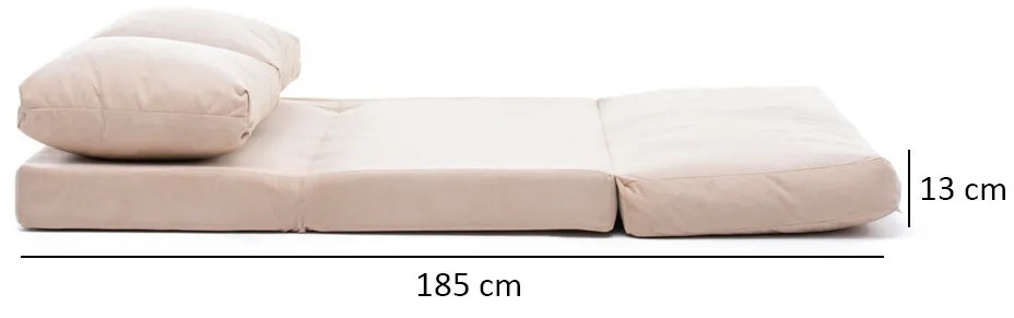 Rozkladacia pohovka Taida Cream