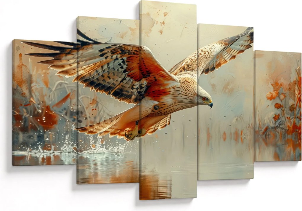 Obraz - Dravý vták (150x105 cm)